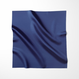 Navy blue silk scarf plain color