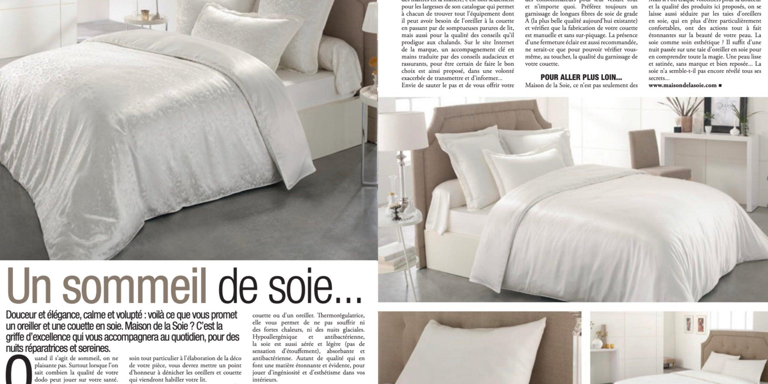 Un sommeil de soie...  : Univers de la maison