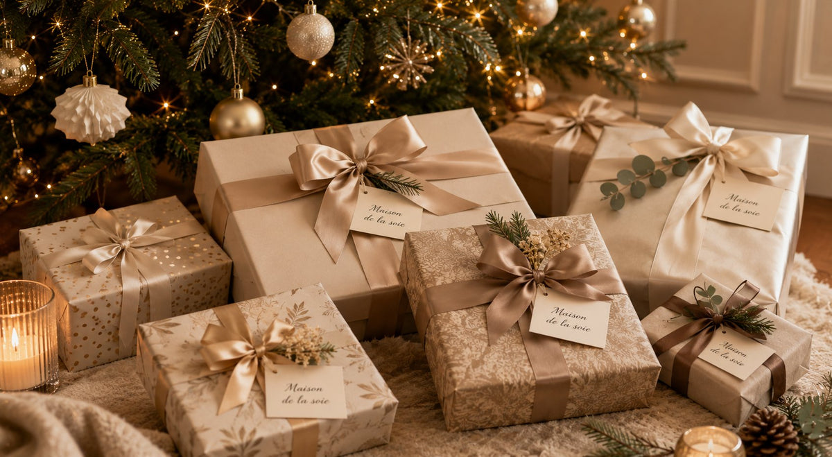 5 idées cadeaux en soie pour Noël