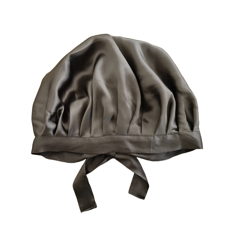Bonnet De Nuit En 100% Soie De Mûrier 22 Momme - Double Face Réversible Pour Cheveux Bouclés, Ajustable
