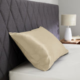 Taie d'oreiller en soie sans volant 25 mommes Caramel / 40x60 déclassé - MS625