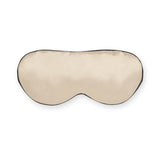 Masque de sommeil en soie Caramel et liseré Noir déclassé - MS675