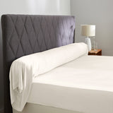 Taie de traversin en soie Ivoire / 43x230 cm déclassé - MS405