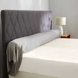 Taie de traversin en soie Silver / 43x140 cm déclassé - MS895