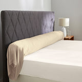 Taie de traversin en soie Caramel / 43x185 cm déclassé - MS406