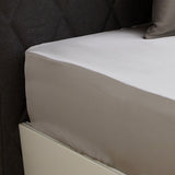 Drap housse en soie Silver / 160x200 cm déclassé - MS751