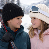 Cashmere and silk beanie for kids