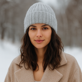 Bonnet cachemire et soie