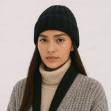 Bonnet cachemire et soie