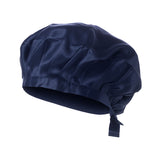 Bonnet de nuit en soie Trésor de Soie Bleu marine déclassé - MS475