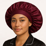 Silk nightcap with elastic XL