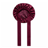 Bonnet de nuit en soie ajustable