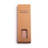Brosse à cheveux en bambou