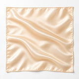Carré de soie uni Champagne fabriqué en France 🇫🇷