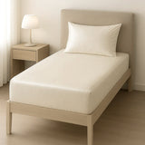 Silk fitted sheet 22 mommes 1 person Made to order