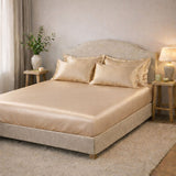 Drap housse en soie 22 mommes Confection sur commande