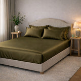 Drap housse en soie 22 mommes Confection sur commande