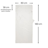 Drap de sac de couchage en soie enfant