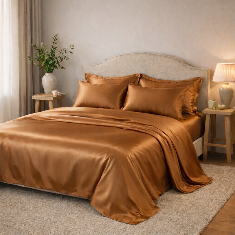 Drap en soie 22 mommes Confection sur commande