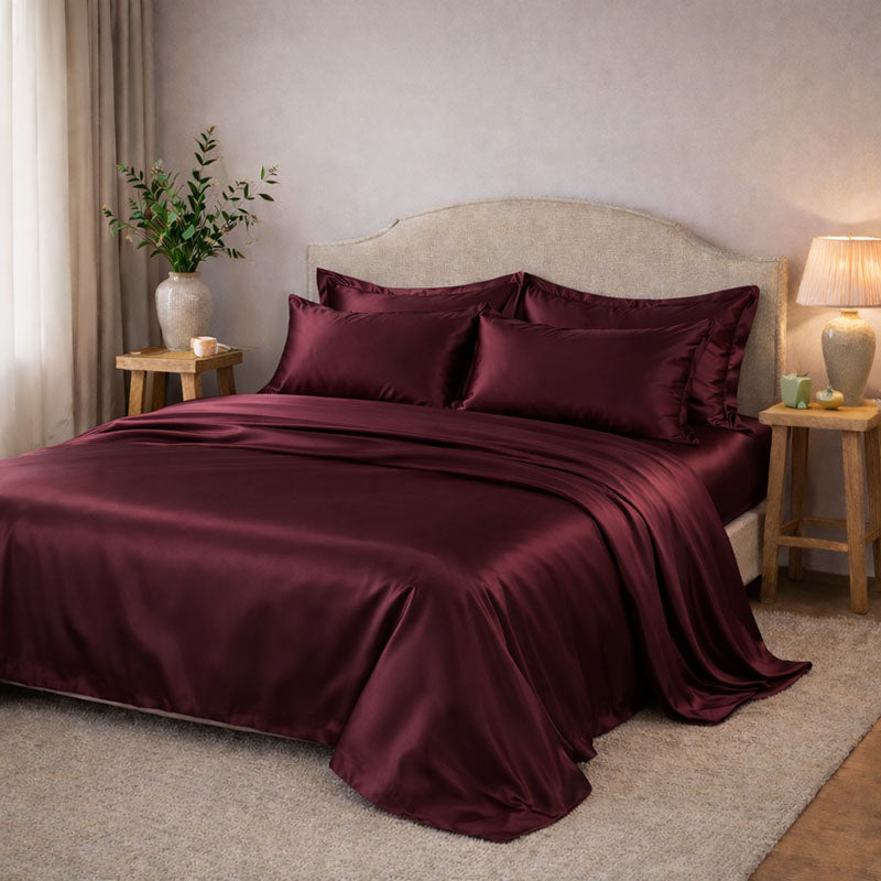 Drap en soie 22 mommes Confection sur commande