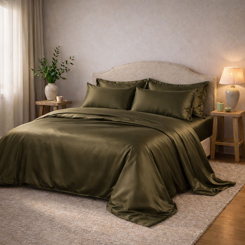 Drap en soie 22 mommes Confection sur commande