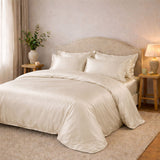 Housse de couette en soie 22 mommes Ivoire / 260x240 cm déclassé - MS950