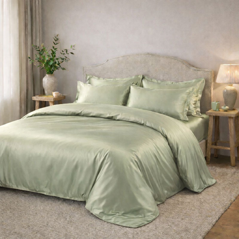 Housse de couette en soie 22 mommes 2 personnes Confection sur commande