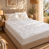Silk and tanboocell mattress topper