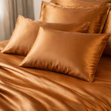 22 Momme Silk Pillowcase, no flange, Bronze / 50x75 cm, blemished - MS927