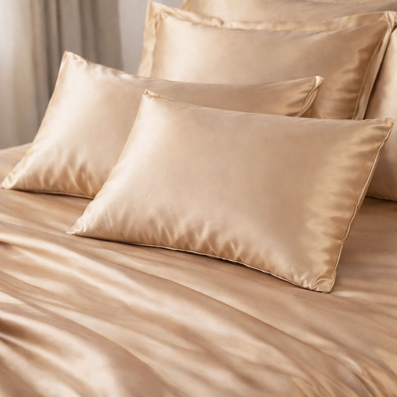 Taie en soie 22 mommes sans volant Confection sur commande