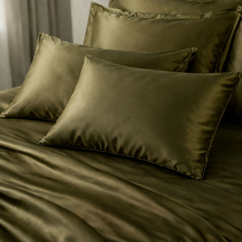 Taie en soie 22 mommes sans volant Confection sur commande