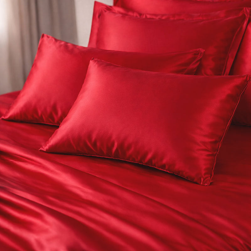 Taie en soie 22 mommes sans volant Confection sur commande