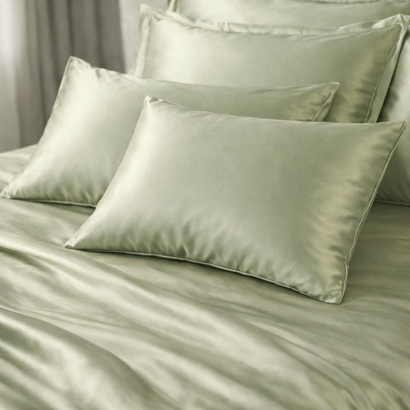 Taie en soie 22 mommes sans volant Confection sur commande